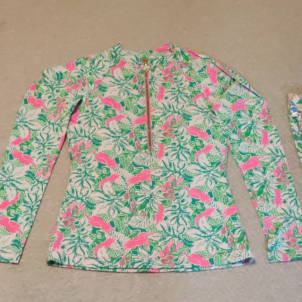NWOT Lilly Pulitzer Nayte Rash Guard Size 6